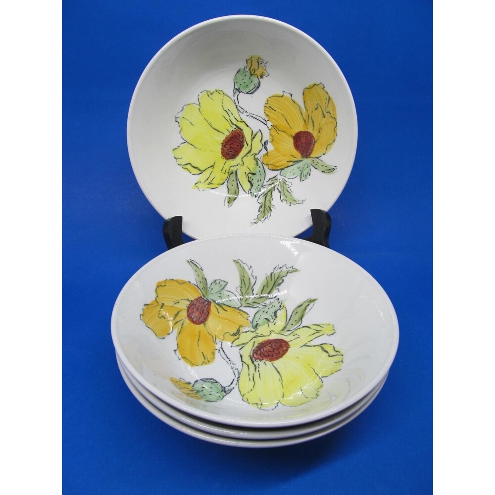 Johnson Brothers Sierra 6-1/2" Soup Cereal Bowls Bundle of 4